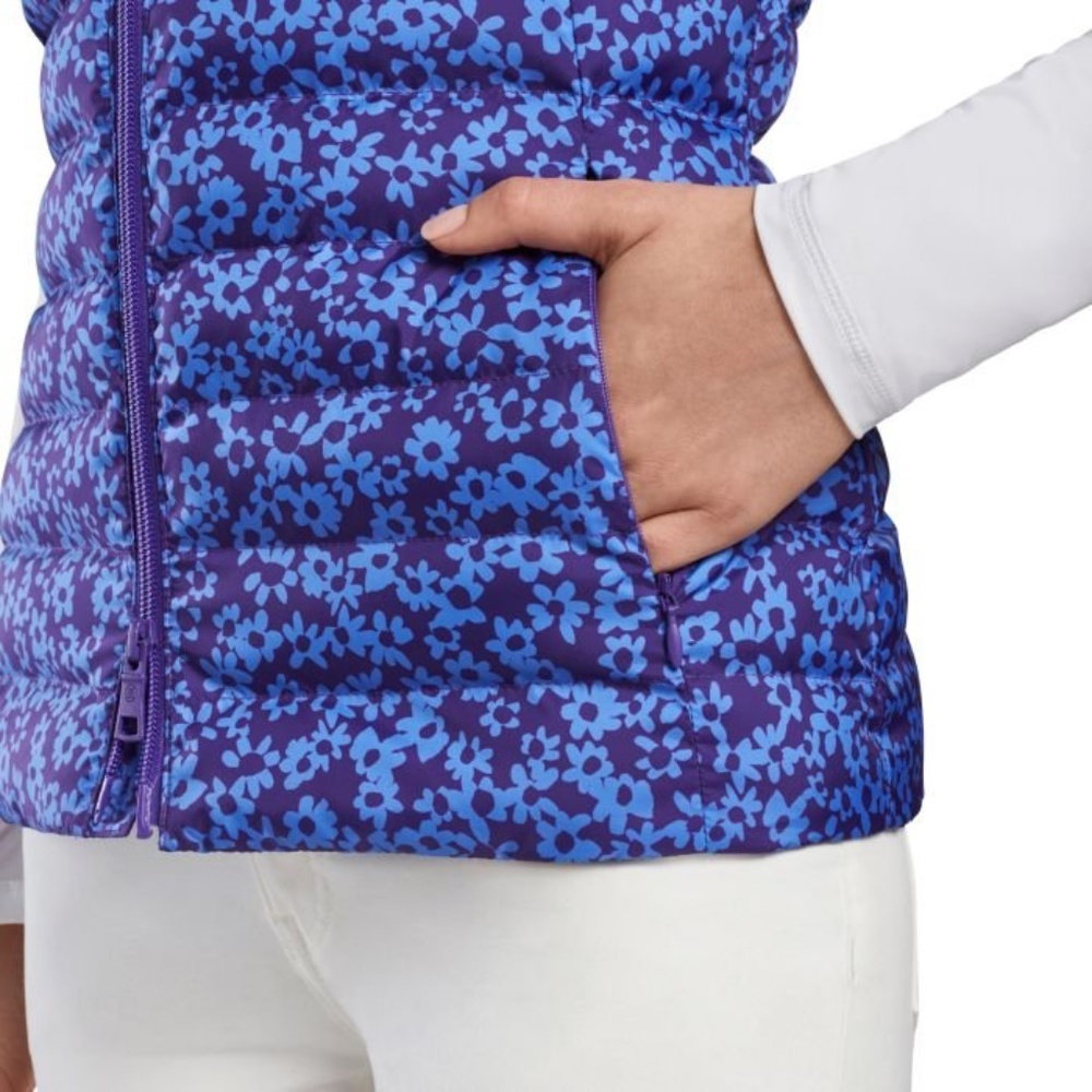 GFore Padded Vest with Ditzy Floral print. - Picture 3 of 4